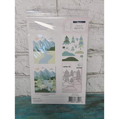 Pinkfresh Studio - Stencils - Mountains