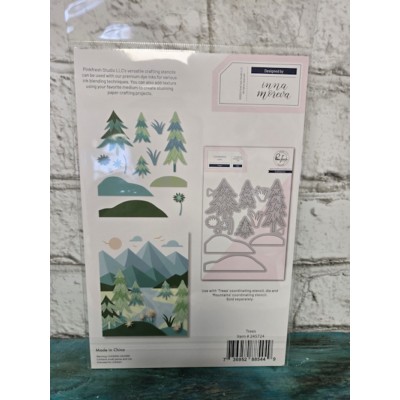 Pinkfresh Studio - Stencils - Trees