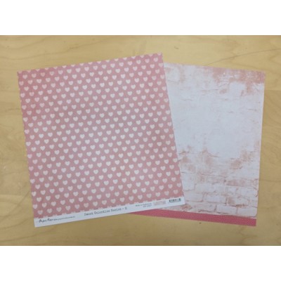 Paper Rose - Papier 12x12 - Sweet Valentine Basics...