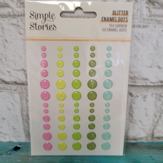 Simple Stories -  Dots scintillante Tea Garden