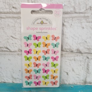 Doodlebug  Shape Spinkles Butterfy Kisses