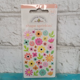 Doodlebug  Shape Spinkles Flowers Garden