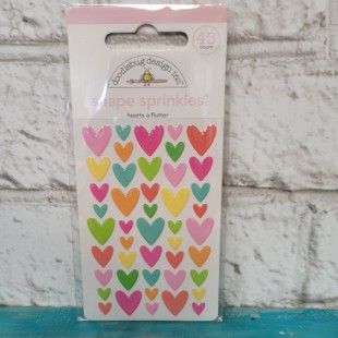 Doodlebug  Shape Spinkles Hearts a Flutter