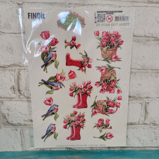 Find it - 3D push out - Tulip Dream