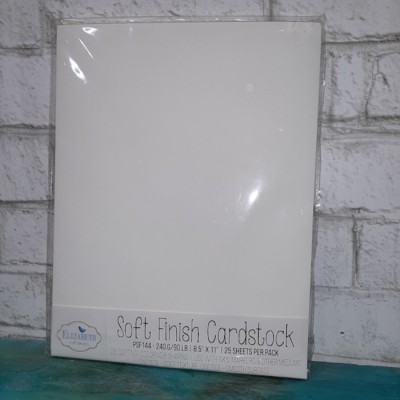 Elizabeth Craft cartons  au fini doux - blanc 8...