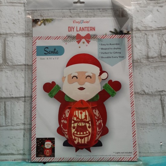 Craf Treat - DIY lantern - Père Noel