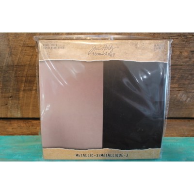 Bloc de papier 8x8 de Tim Holtz - metallique 3...