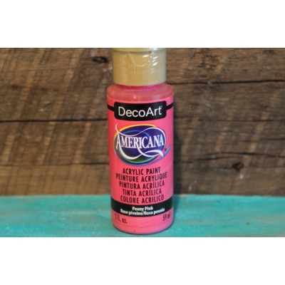 Peinture acrylique Deco Art rose pivoine