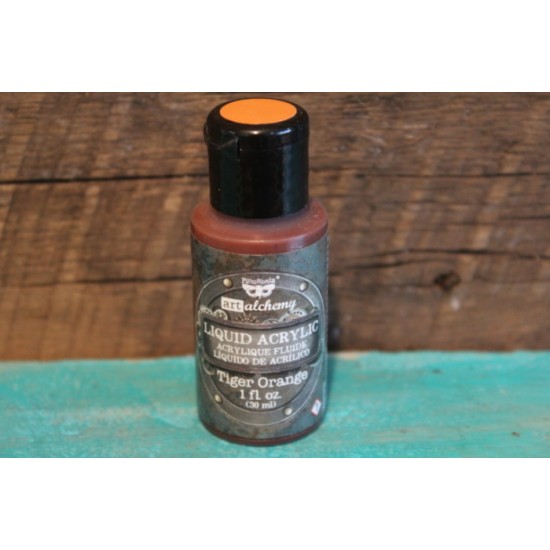 Acrylique liquide de Finnabair tiger orange