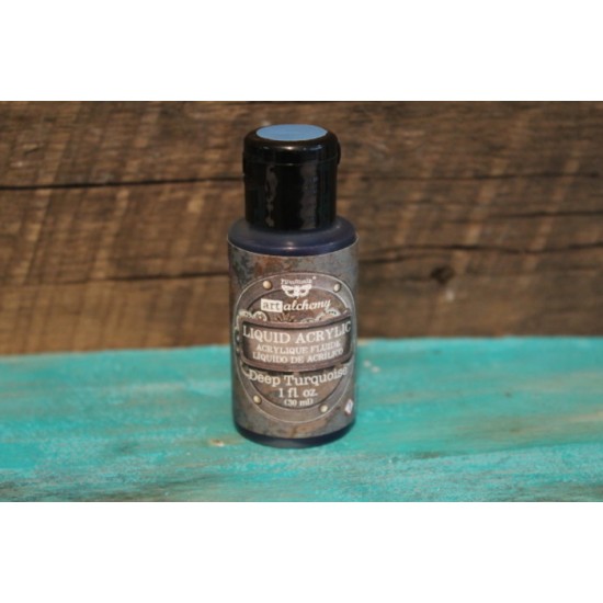 Acrylique liquide de Finnabair - deep turquoise