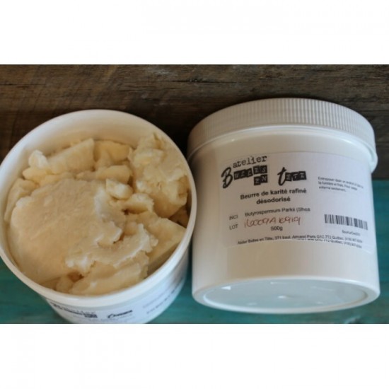 Beurre de karité raffiné désodorisé 500g