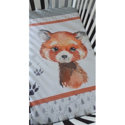 Couverture de lit pour bébé |Panda roux unisexe
