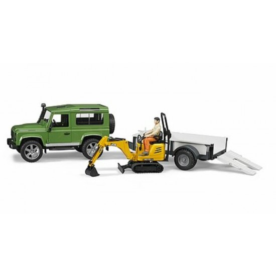 LAND ROVER AVEC TRAILER ET PETITE PEPINE
