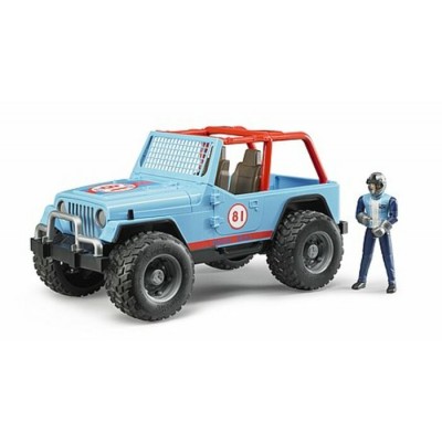 JEEP BLEU AVEC CONDUCTEUR