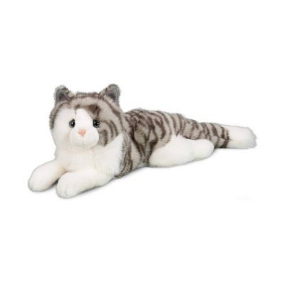 PELUCHE CHAT GRIS TIGRE