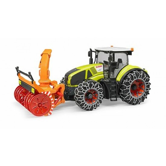 TRACTEUR CLAAS AVEC SOUFFLEUSE