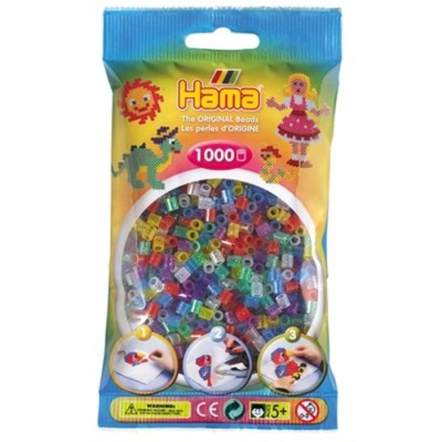 HAMA / SAC DE PERLES TRANS MIX 1000