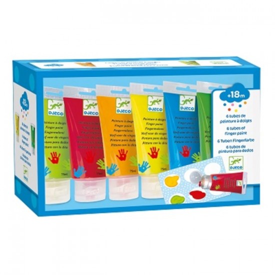 PEINTURE A DOIGTS 6 BOUTEILLES/CLASSIQUE