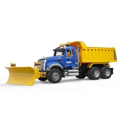CAMION DUMPER MACK AVEC PELLE A NEIGE