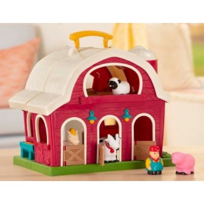 FERME TRANSPORTABLE ET FIGURINES