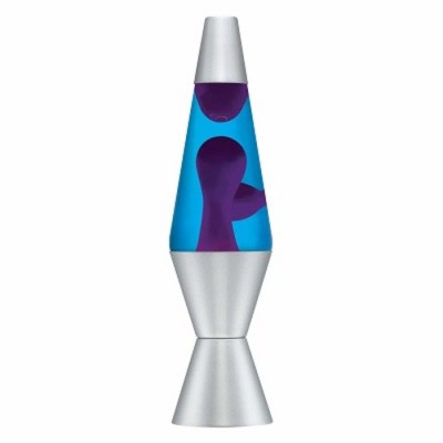 LAMPE LAVA BLEU MAUVE 14.5 LAMPE LAVA BLEU MAUVE 14.5