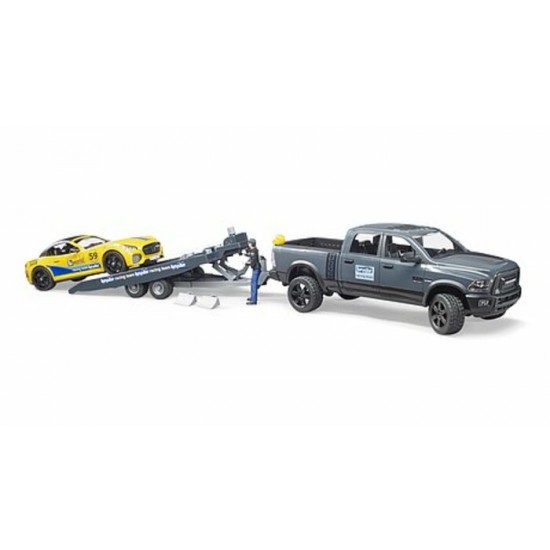 PICK UP RAM AVEC TRAILER ET ROADSTER