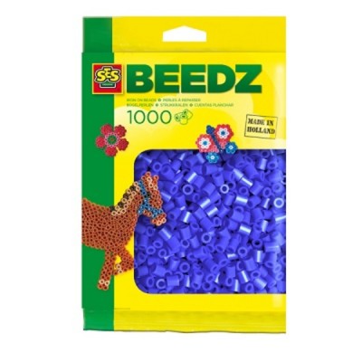 BEEDZ PERLES BLEUES FONCES 1000