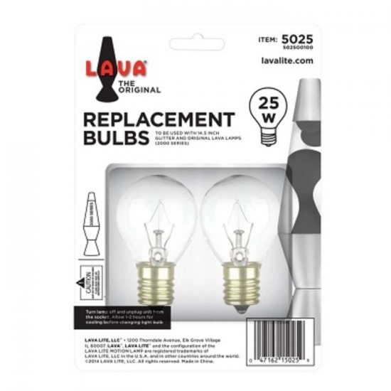 AMPOULE LAVA LAMP 14.5''