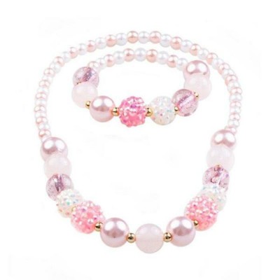 COLLIER ET BRACELET PINKY PEARL