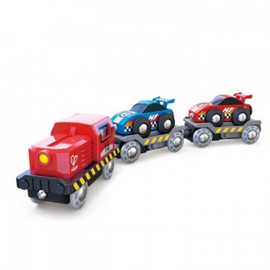 TRAIN TRANSPORTEUR VOITURE DE COURSE