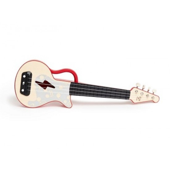 UKULELE NOTE MUSIQUE ROUGE