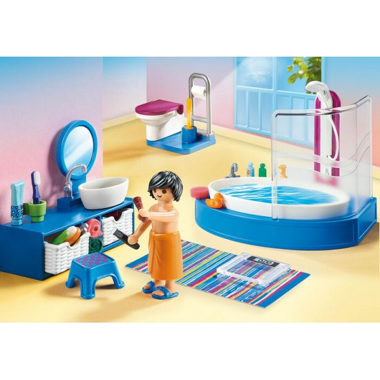 DOLLHOUSE SALLE DE BAIN AVEC BAIGNOIRE