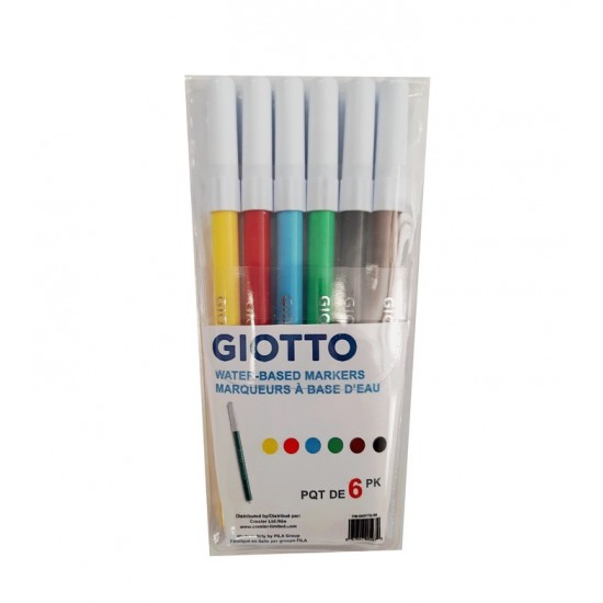 CRAYONS FEUTRES À BASE D'EAU 6