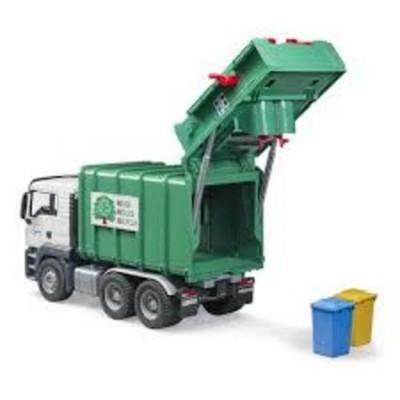 CAMION POUBELLE VERT