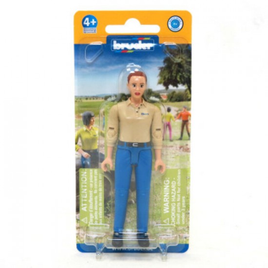 FIGURINE FEMME JEAN BLEU
