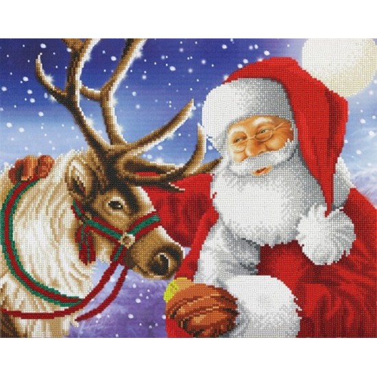 TOILE DIAMANT / MEILLEUR AMI DU PERE NOEL