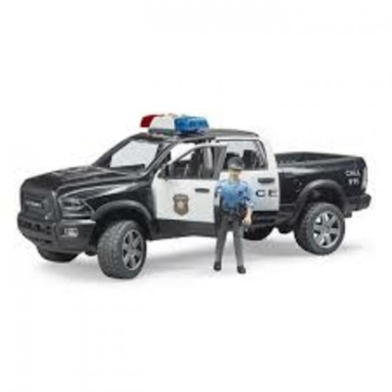 CAMION POLICE DODGE RAM AVEC FIGURINE