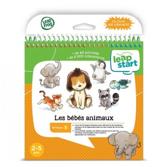 LIVRE LEAPSTART BEBES ANIMAUX