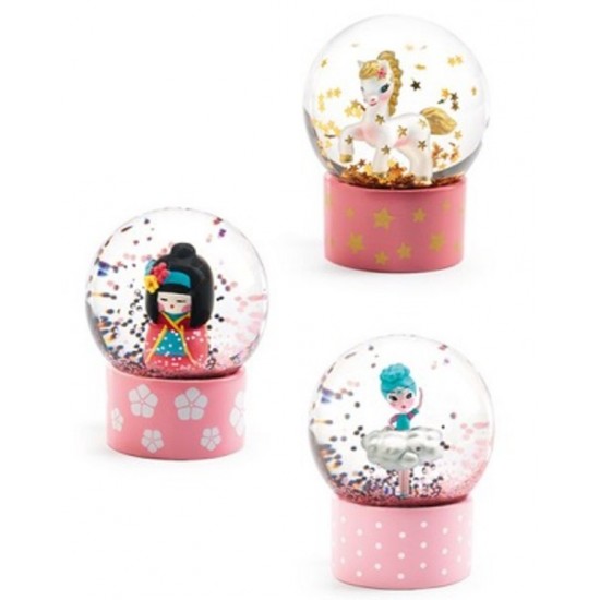 BOULE DE NEIGE ROSE SO CUTE