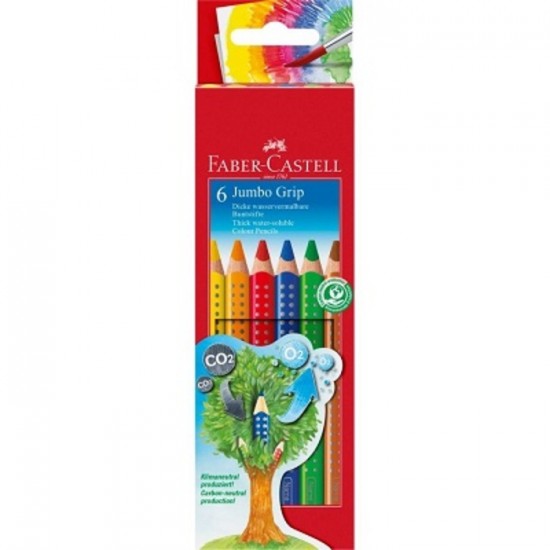 CRAYON COULEUR JUMBO GRIP/6