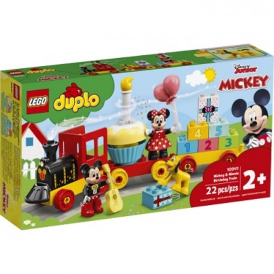 DUPLO TRAIN D'ANNIVERSAIRE MICKEY ET MINNIE