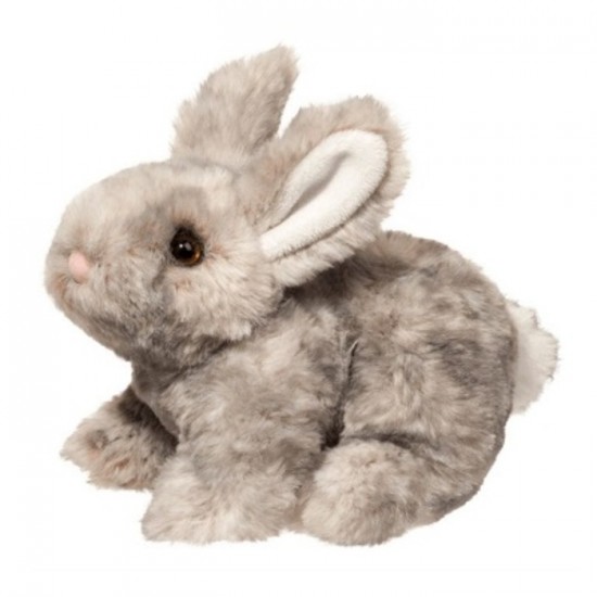 PELUCHE LAPIN GRIS PETIT