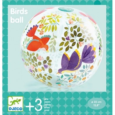 BALLON DE PLAGE OISEAUX