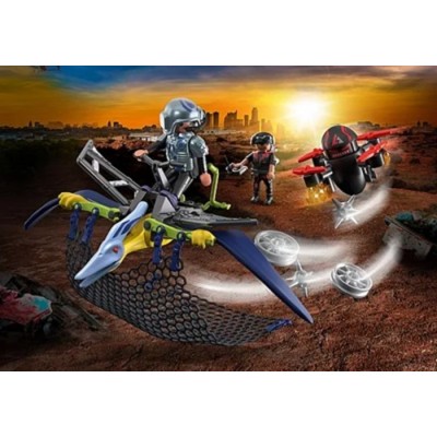 DINO RISE PTERANODON ET DRONE