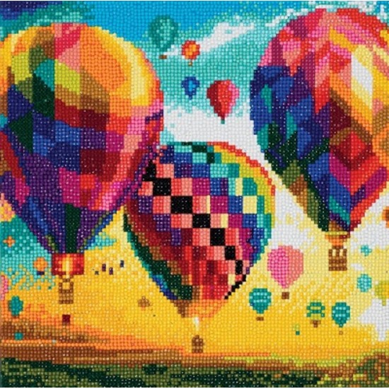 TOILE DIAMANTS / MONTGOLFIERE
