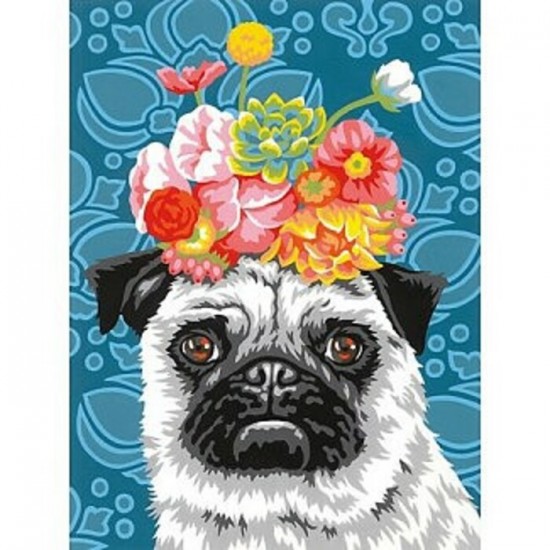 PEINTURE# / CHIEN D'ANXIETE SOCIALE