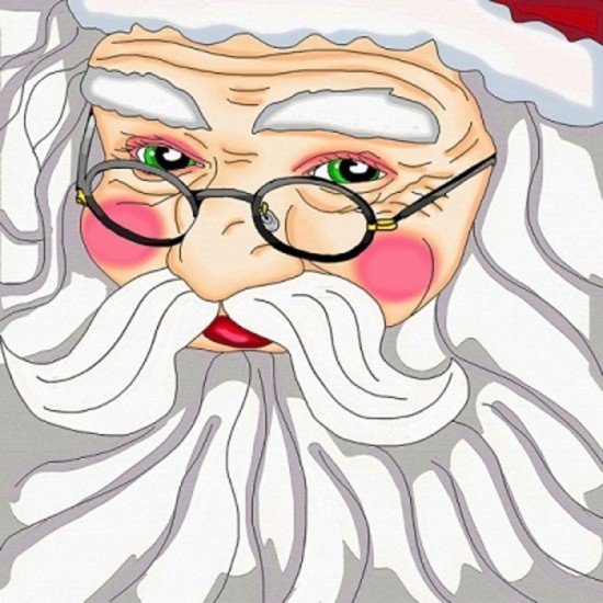 TOILE DIAMANT / PETIT PAPA NOEL