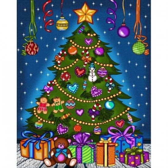TOILE DIAMANT / MON BEAU SAPIN
