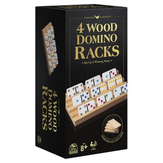 SUPPORT EN BOIS POUR DOMINO 4 PIÈCES