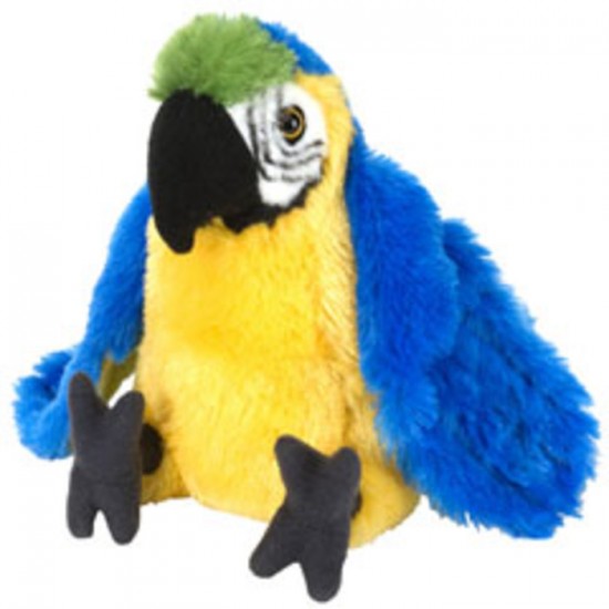 PELUCHE PERROQUET BLEU